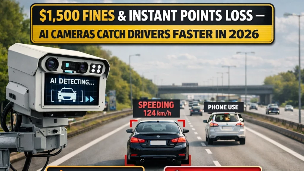 $1,500 Fines and Instant Points Loss — AI Cameras Catch Drivers Faster in 2026