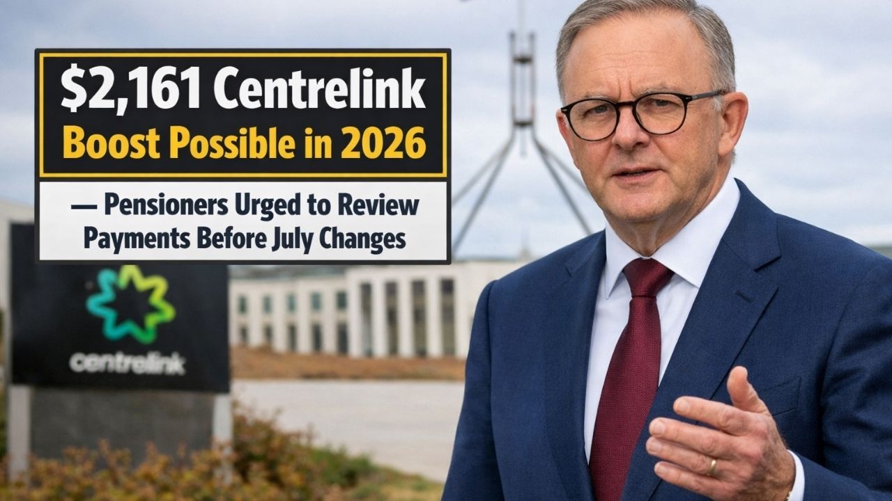 $2,161 Centrelink Boost Possible in 2026 — Pensioners Urged to Review Payments Before July Changes