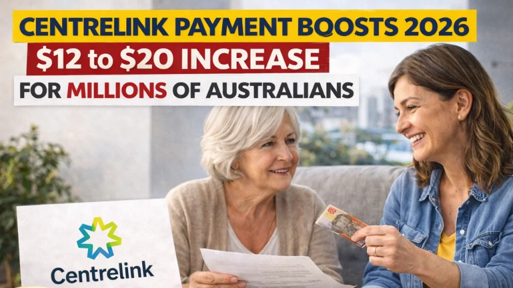 Centrelink Payment Boosts 2026: $12 to $20 Increase for Millions of Australians
