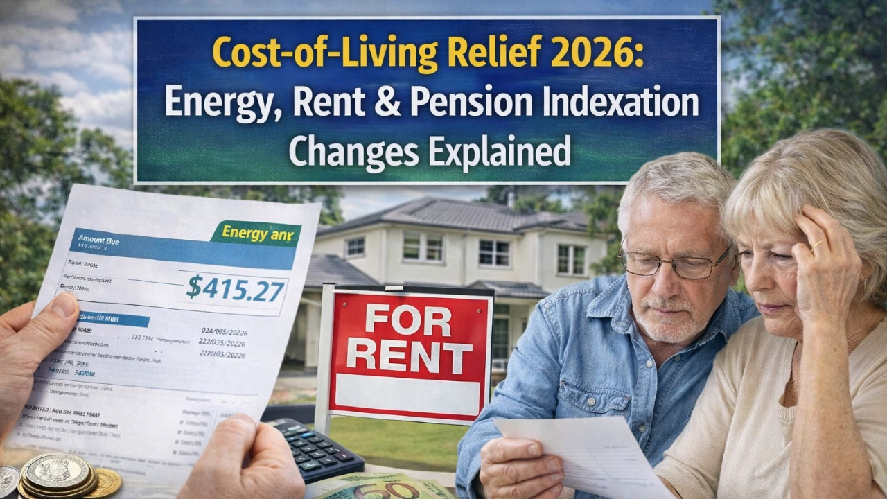 Cost-of-Living Relief 2026: Energy, Rent & Pension Indexation Changes Explained