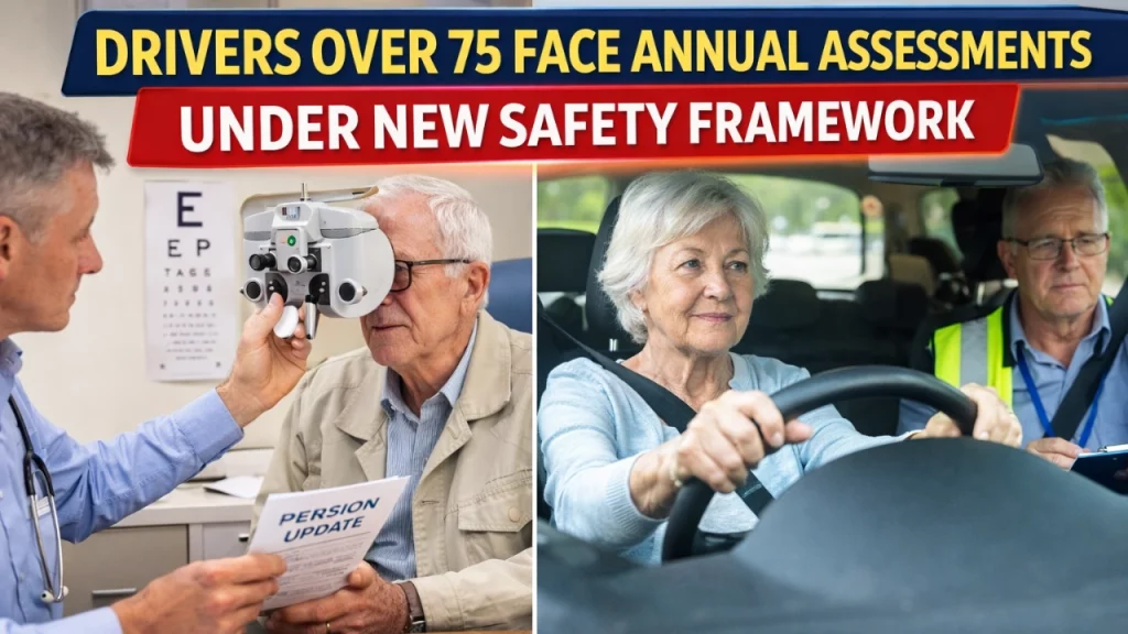 Drivers Over 75 Face Annual Assessments Under New 2026 Safety Framework