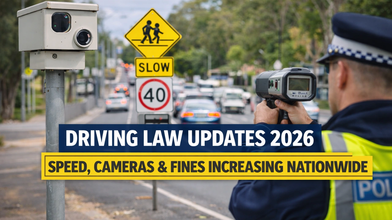 Driving Law Updates — Speed, Cameras & Fines Increasing Nationwide