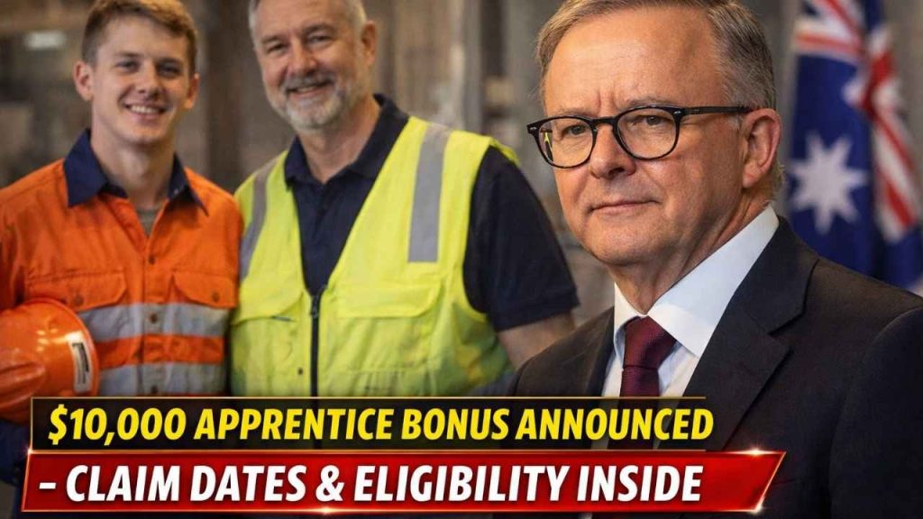 $10,000 Apprentice Bonus Announced – Claim Dates & Eligibility Inside
