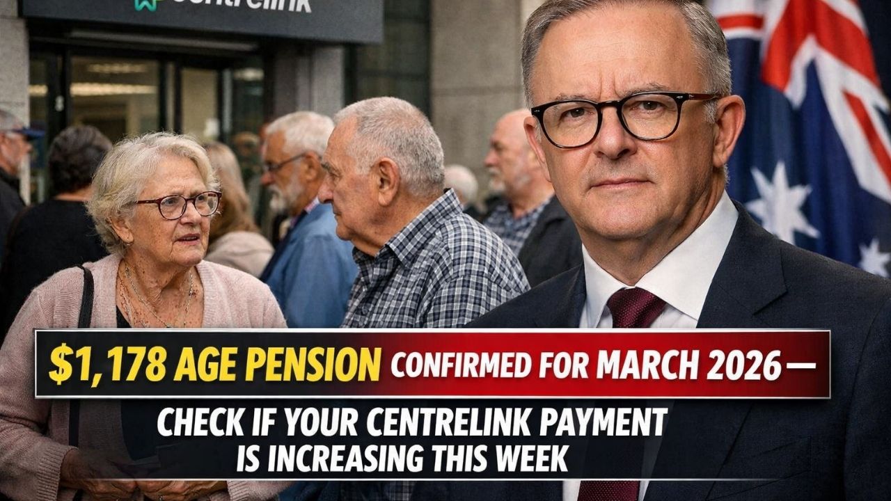$1,178 Age Pension Confirmed for March 2026 — Check If Your Centrelink Payment Is Increasing This Week