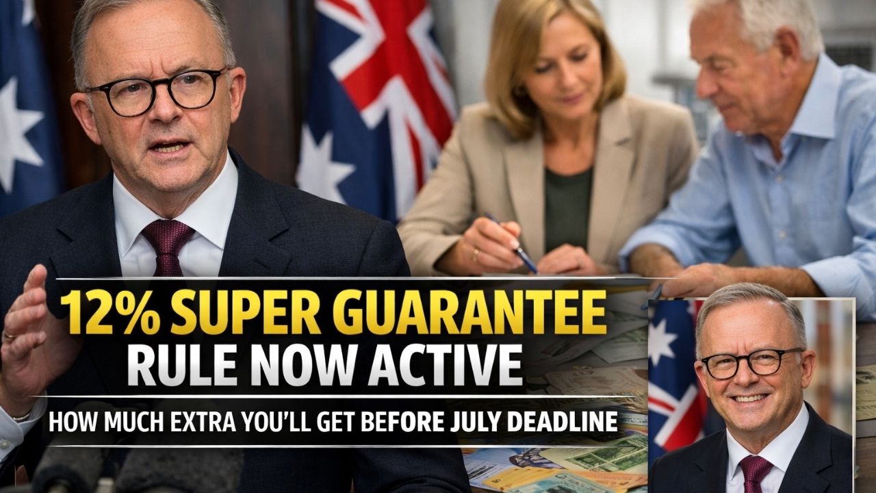 12% Super Guarantee Rule Now Active – How Much Extra You’ll Get Before July Deadline