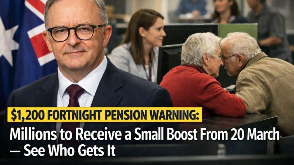 $1,200 Fortnight Pension Warning: Millions to Receive a Small Boost From 20 March — See Who Gets It