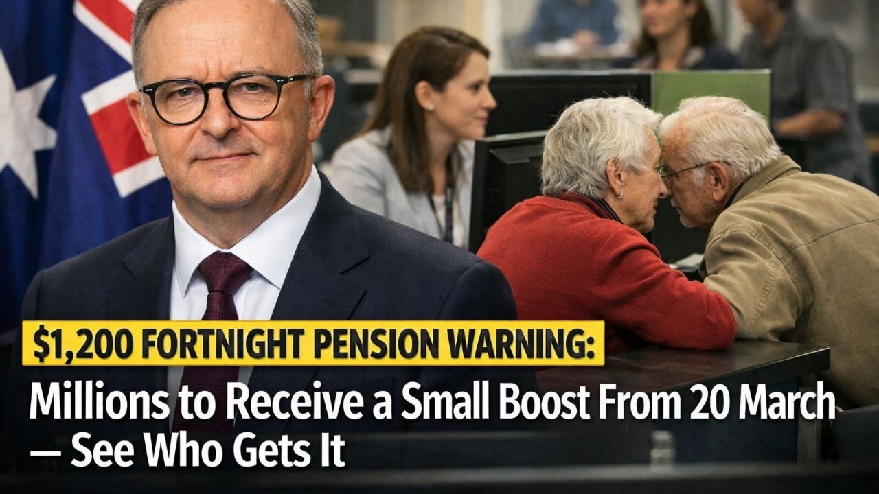 $1,200 Fortnight Pension Warning: Millions to Receive a Small Boost From 20 March — See Who Gets It