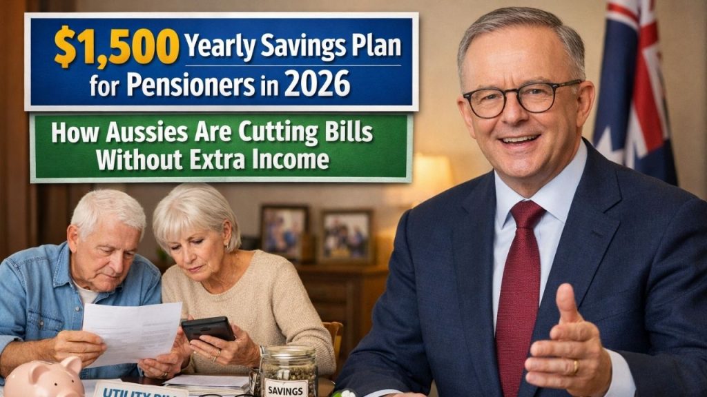 $1,500 Yearly Savings Plan for Pensioners in 2026 — How Aussies Are Cutting Bills Without Extra Income