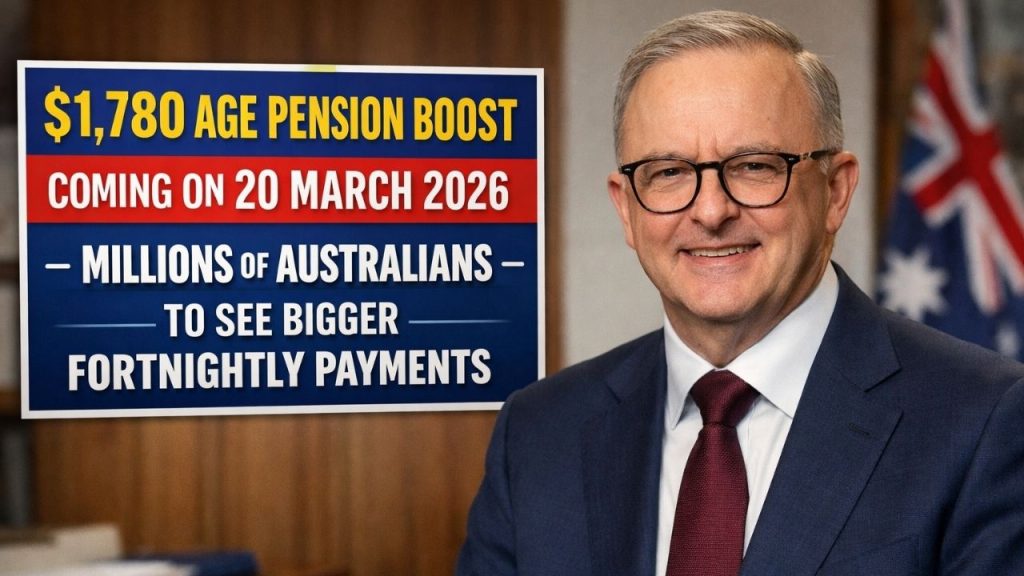 $1,780 Age Pension Boost Coming on 20 March 2026 – Millions of Australians to See Bigger Fortnightly Payments