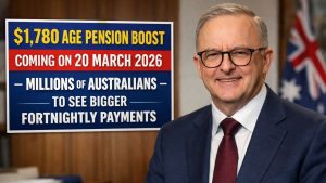 $1,780 Age Pension Boost Coming on 20 March 2026 – Millions of Australians to See Bigger Fortnightly Payments