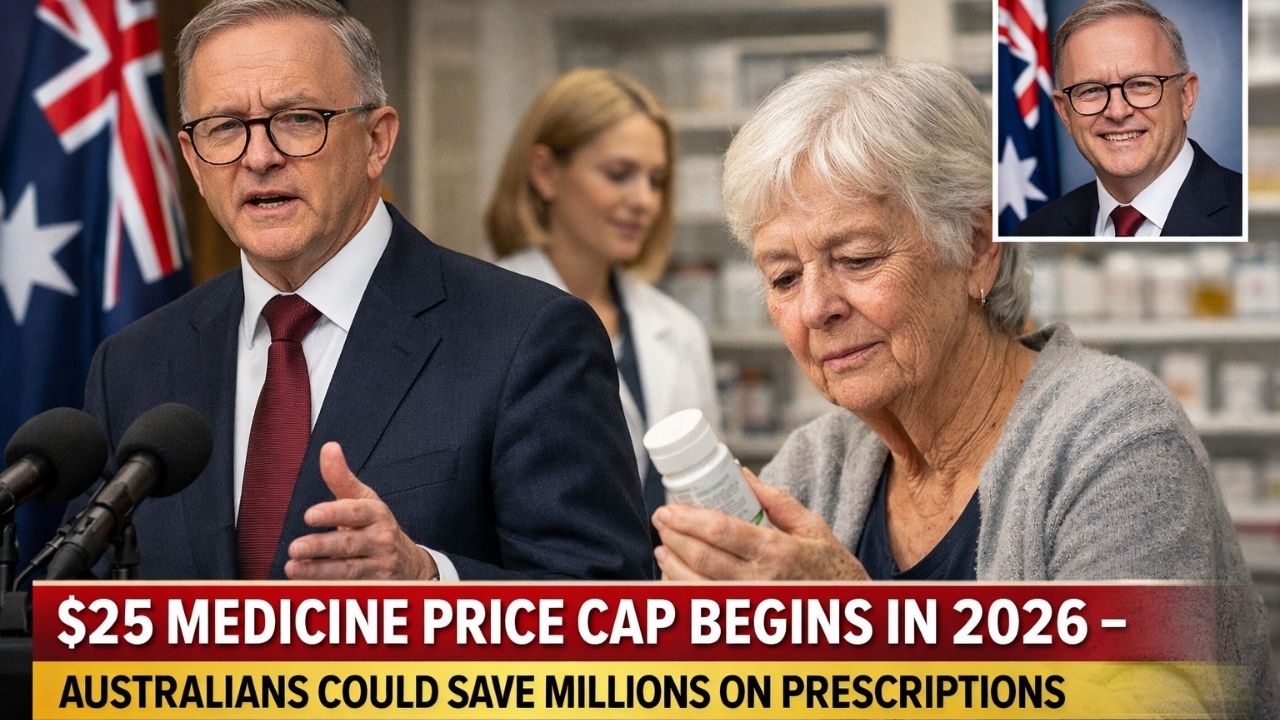 $25 Medicine Price Cap Begins in 2026 — Australians Could Save Millions on Prescriptions
