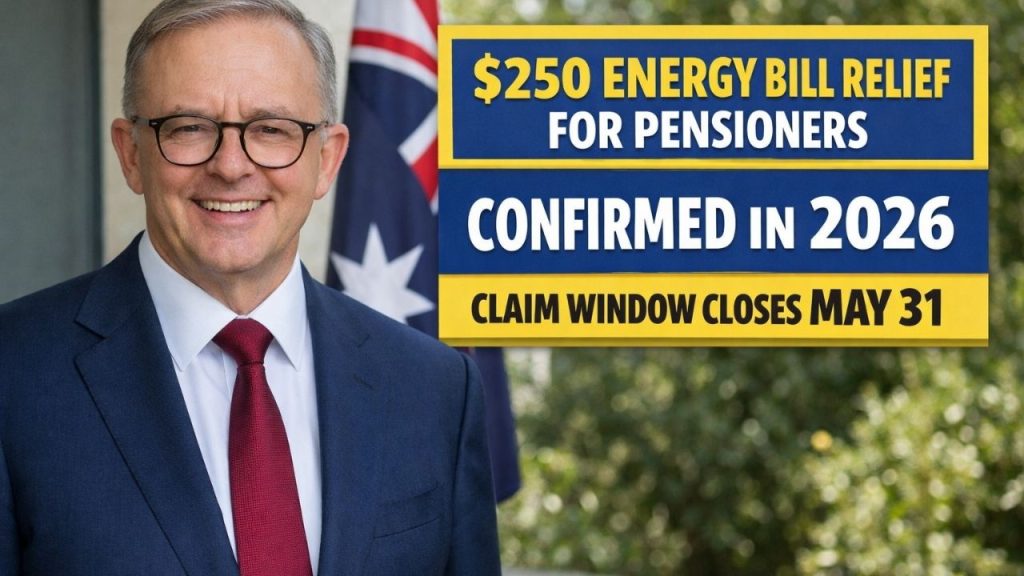 $250 Energy Bill Relief for Pensioners Confirmed in 2026 – Claim Window Closes May 31