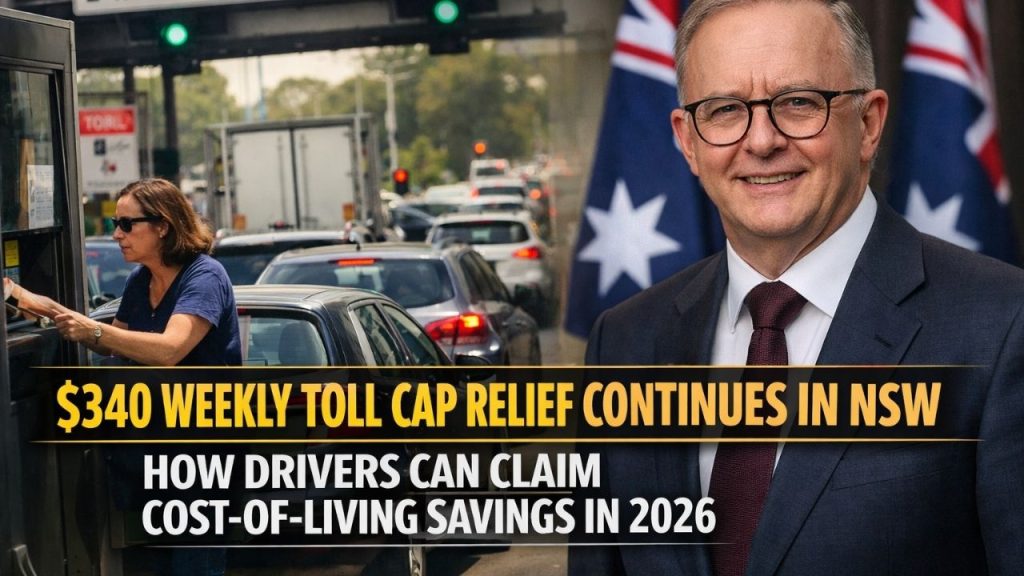 $340 Weekly Toll Cap Relief Continues in NSW — How Drivers Can Claim Cost-of-Living Savings in 2026