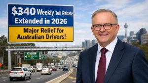$340 Weekly Toll Rebate Extended in 2026 — Major Relief for Australian Drivers