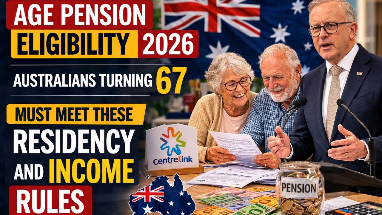 Age Pension Eligibility 2026: Australians Turning 67 Must Meet These Residency and Income Rules