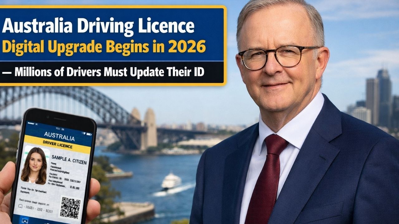 Australia Driving Licence Digital Upgrade Begins in 2026 — Millions of Drivers Must Update Their ID