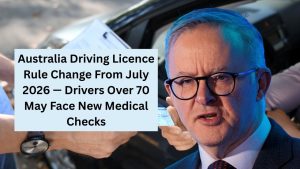 Australia Driving Licence Rule Change From July 2026 — Drivers Over 70 May Face New Medical Checks