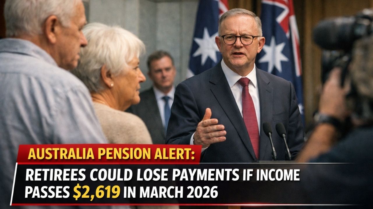 Australia Pension Alert: Retirees Could Lose Payments if Income Passes $2,619 in March 2026