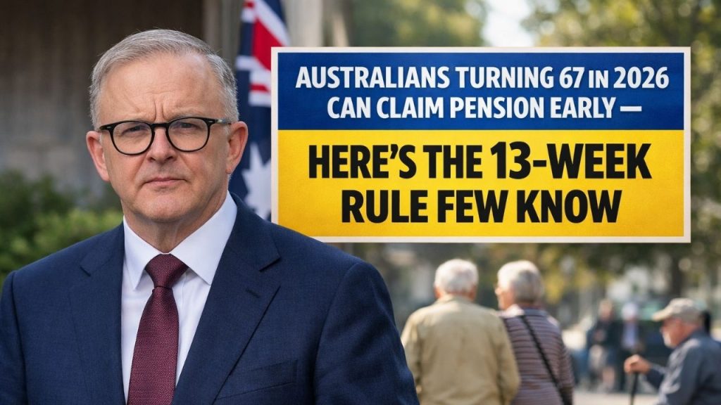 Australians Turning 67 in 2026 Can Claim Pension Early — Here’s the 13-Week Rule Few Know