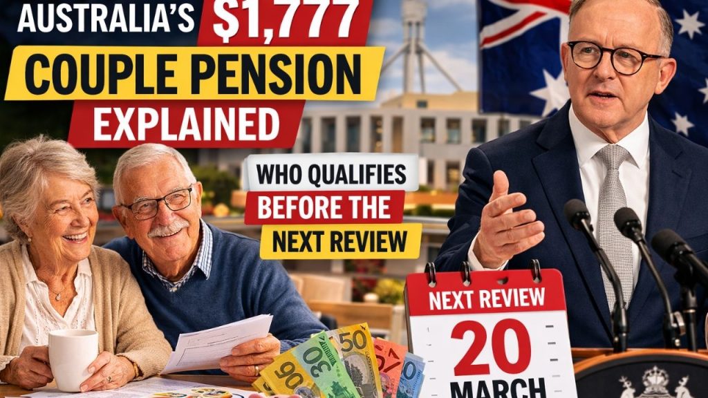 Australia’s $1,777 Couple Pension Explained – Who Qualifies Before the Next Review on 20 March
