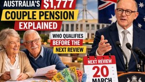Australia’s $1,777 Couple Pension Explained – Who Qualifies Before the Next Review on 20 March
