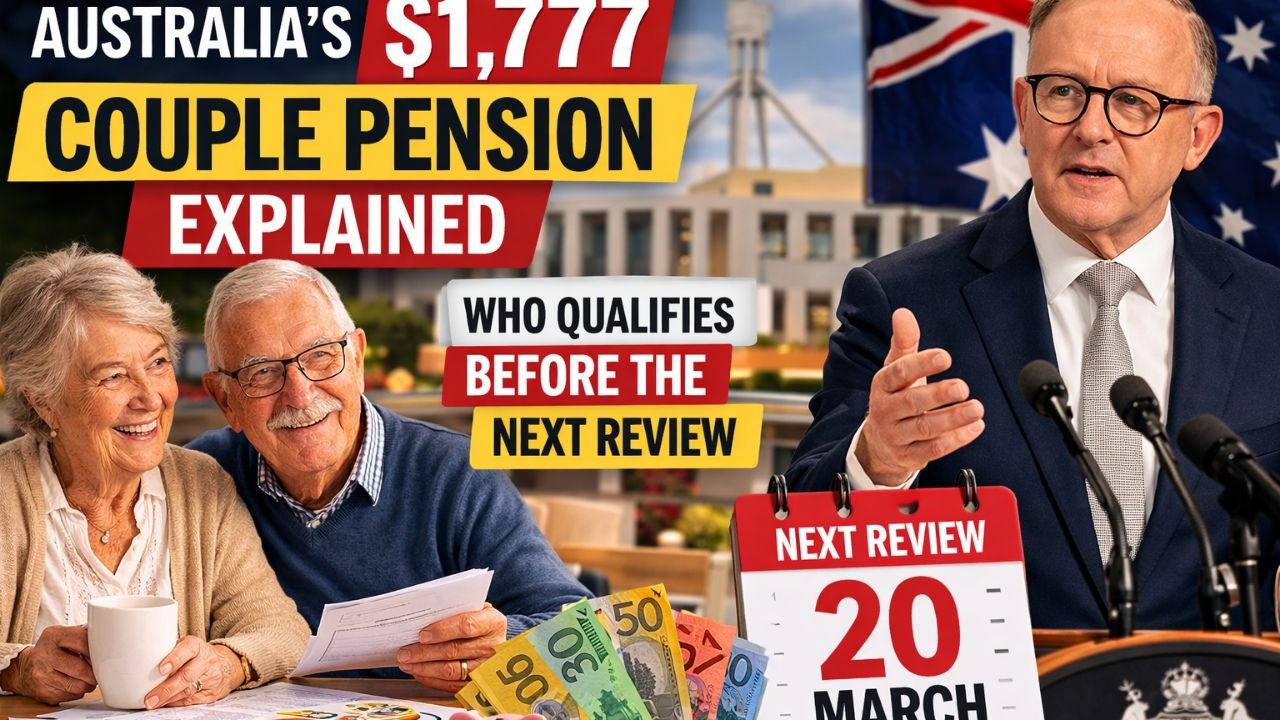 Australia’s $1,777 Couple Pension Explained – Who Qualifies Before the Next Review on 20 March