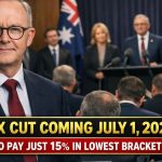 BIG Tax Cut Coming July 1, 2026 – Aussies to Pay Just 15% in Lowest Bracket