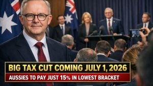 BIG Tax Cut Coming July 1, 2026 – Aussies to Pay Just 15% in Lowest Bracket