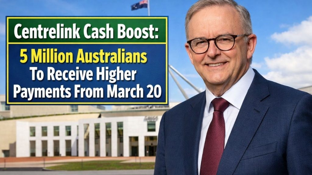 Centrelink Cash Boost: 5 Million Australians To Receive Higher Payments From March 20