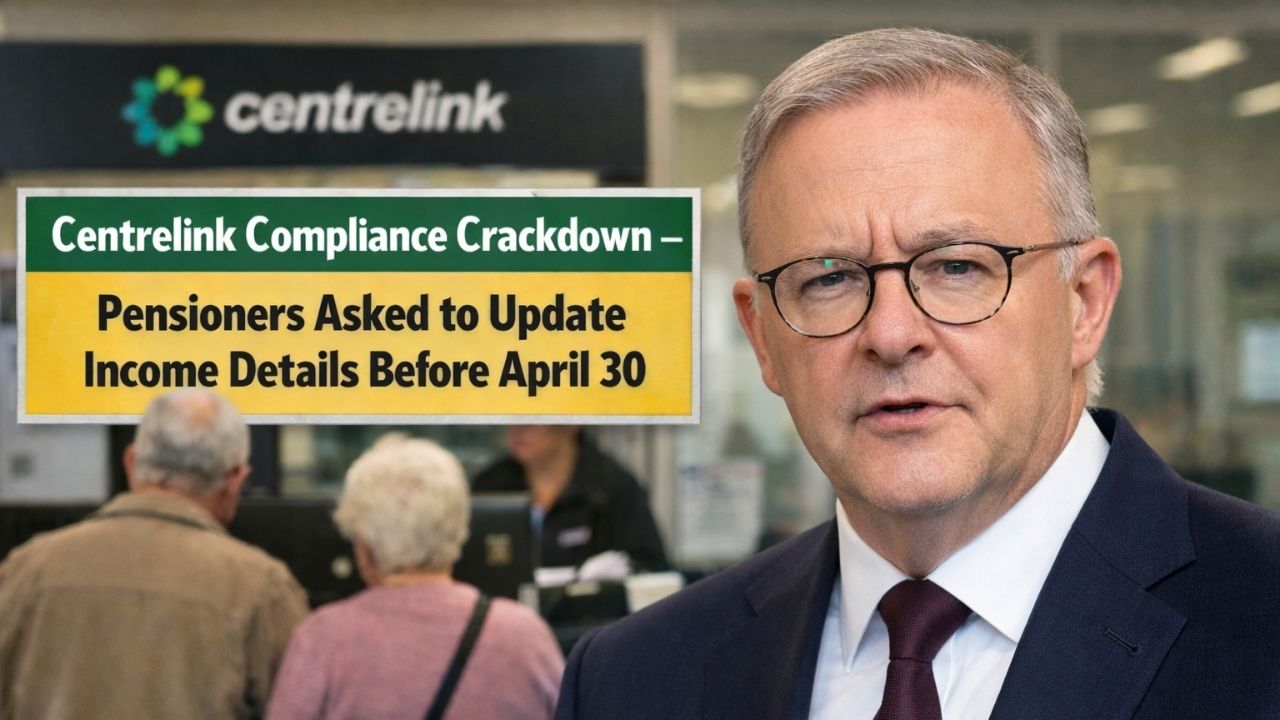 Centrelink Compliance Crackdown — Pensioners Asked to Update Income Details Before April 30