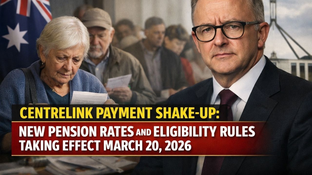 Centrelink Payment Shake-Up: New Pension Rates and Eligibility Rules Taking Effect March 20, 2026
