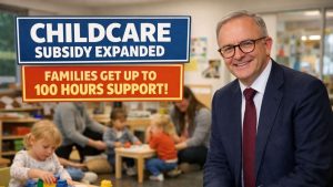 Childcare Subsidy Expanded – Families Get Up To 100 Hours Support