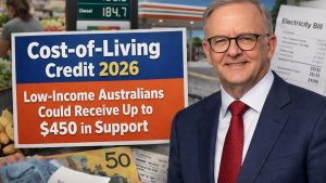 Cost-of-Living Credit 2026 — Low-Income Australians Could Receive Up to $450 in Support