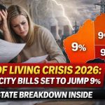 Cost of Living Crisis 2026: Electricity Bills Set to Jump 9% – Full State Breakdown Inside