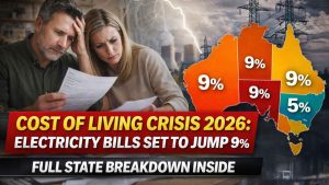 Cost of Living Crisis 2026: Electricity Bills Set to Jump 9% – Full State Breakdown Inside