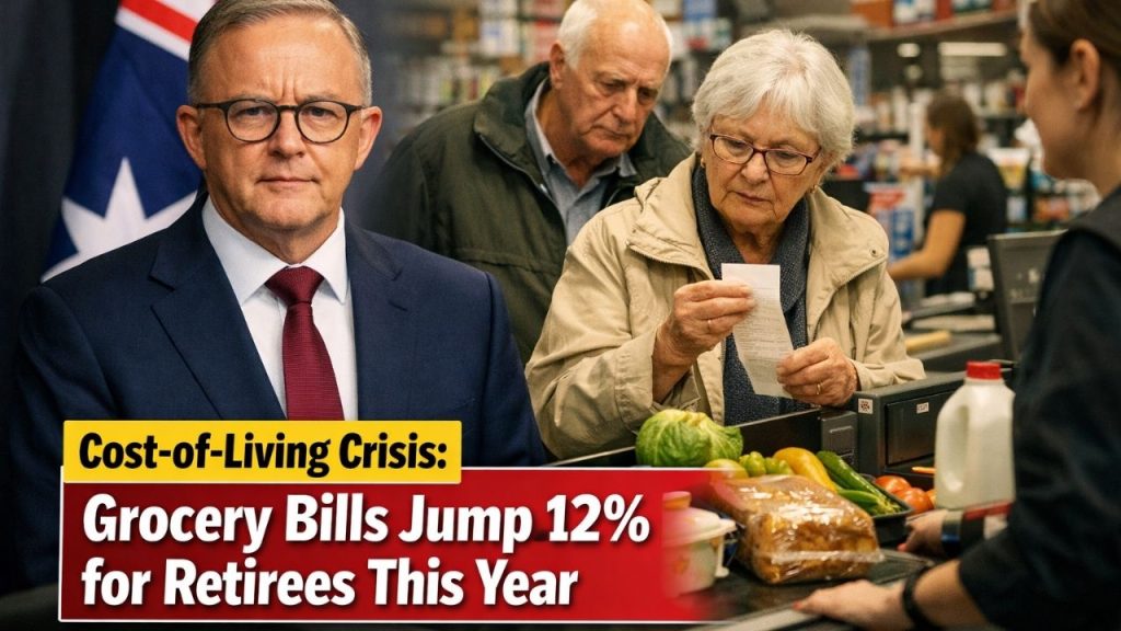Cost-of-Living Crisis: Grocery Bills Jump 12% for Retirees This Year