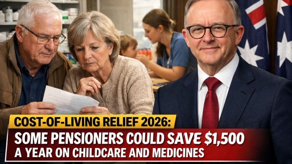 Cost-of-Living Relief 2026: Some Pensioners Could Save $1,500 a Year on Childcare and Medicines