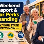 Free Weekend Transport & Senior Perks Expanding — Check Your State Benefits Now