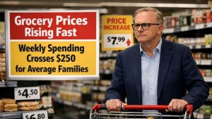 Grocery Prices Rising Fast – Weekly Spending Crosses $250 for Average Families