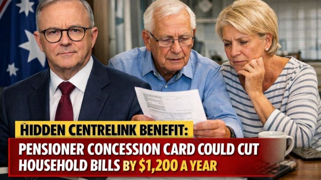 Hidden Centrelink Benefit: Pensioner Concession Card Could Cut Household Bills by $1,200 a Year
