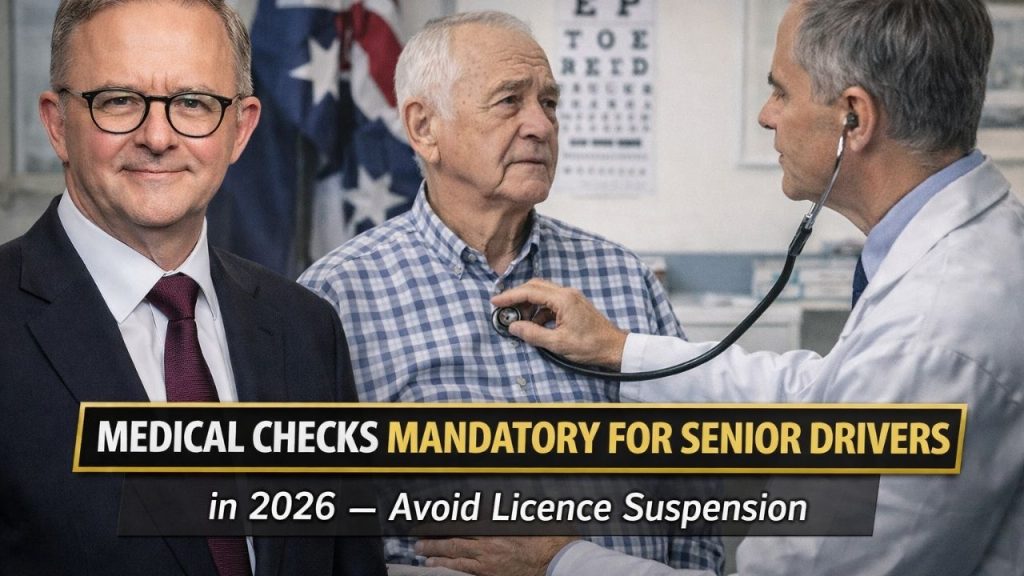 Medical Checks Mandatory for Senior Drivers in 2026 — Avoid Licence Suspension