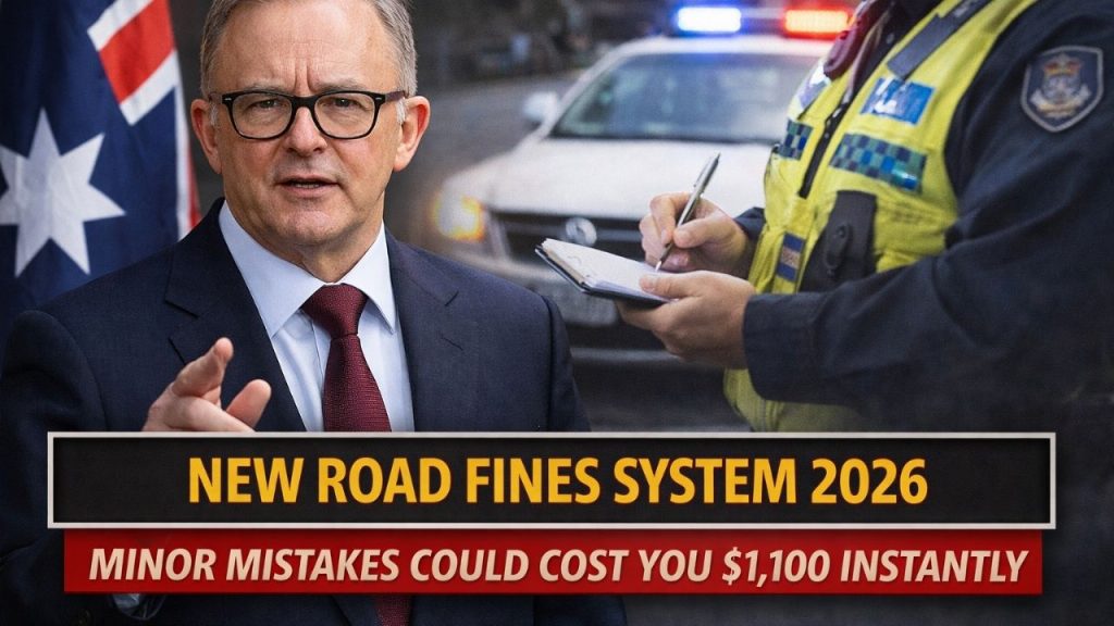 New Road Fines System 2026 – Minor Mistakes Could Cost You $1,100 Instantly