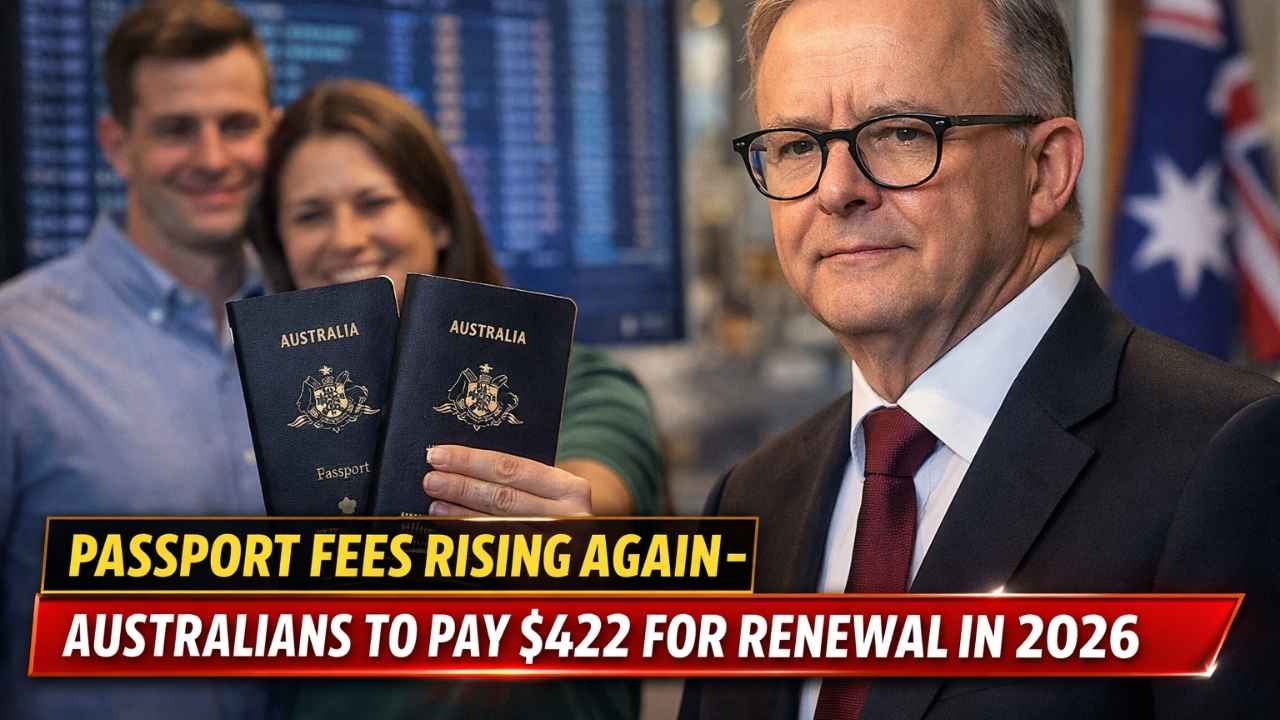 Passport Fees Rising Again – Australians to Pay $422 for Renewal in 2026