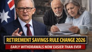 Retirement Savings Rule Change 2026 – Early Withdrawals Now Easier Than Ever