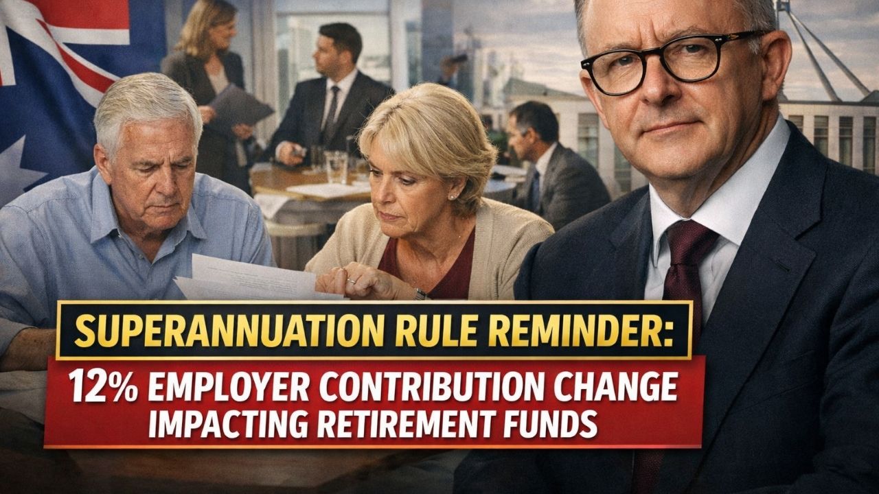 Superannuation Rule Reminder: 12% Employer Contribution Change Impacting Retirement Funds
