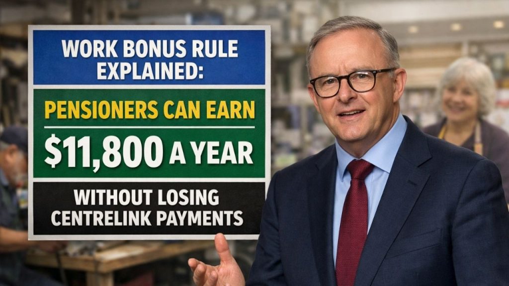 Work Bonus Rule Explained: Pensioners Can Earn $11,800 a Year Without Losing Centrelink Payments